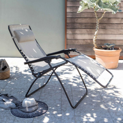 Lafuma RSXA Clip Zero Gravity Chair - Outdoor Folding Recliner & Patio Lounger Seemab 