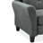 Ibiza 33.9" Round Arm Tufted Armchair-1783690940