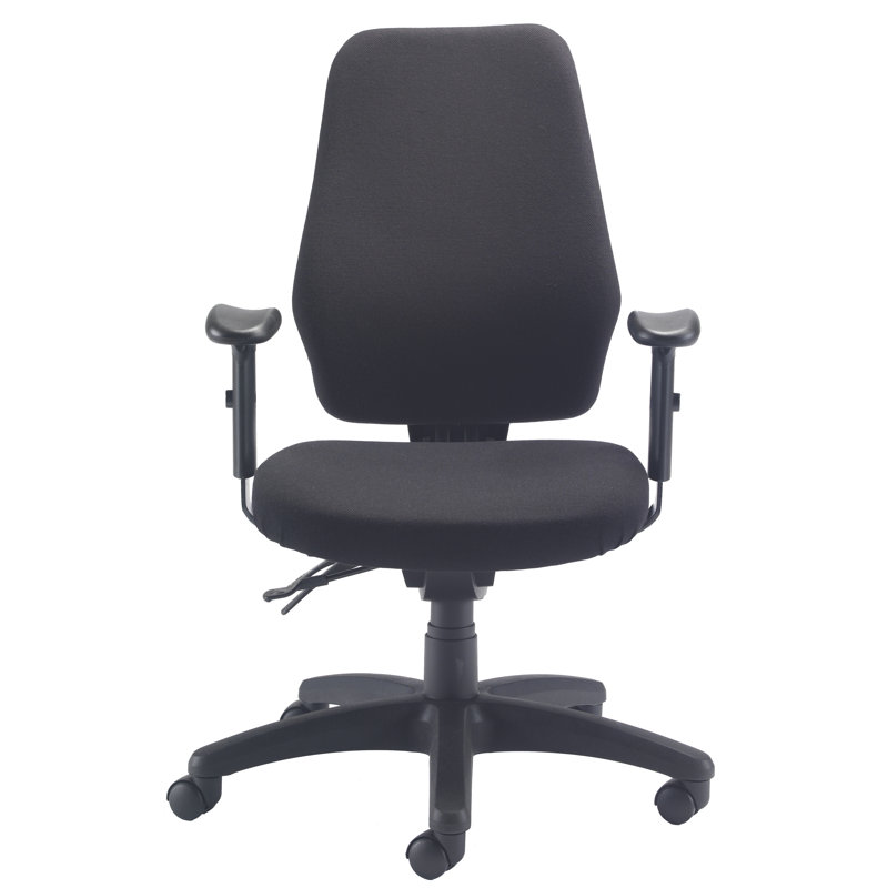Sisyphus Polyester Blend Office Chair, Black