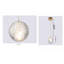 Luminaire suspendu sphère en cristal 1 lumière-47570680