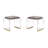 Liora Luxe Acrylic Ottoman