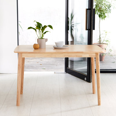 Husno Solid Wood Modern Rectangular Dining Table