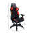 RaynorGaming Adjustable Ergonomic Faux Leather Swiveling PC & Racing Game Chair in Black-74165837