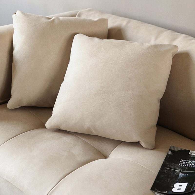 100% Polyester Modular Sofa cushion couch, 3, 31.5" H x 98.43" W x 36.22" D, White