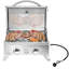 Barbecue au propane en acier inoxydable 20 000 BTU pour le camping en plein air, les pique-niques, les fêtes d'avant-match et l'argent