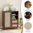 Anaiz Solid Wood Rectangle Accent Cabinet with Storage Drawer