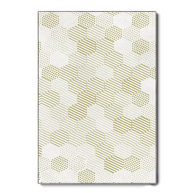 Tapis en coton Nathen, Tapis de couloir 2 pi 7 po x 5 pi 11 po