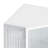22.15" Corner Cabinet For Bathroom, Living Room, Bedroom - White With Storage Shelves & Glass Door, Simple Tempered Door 22.15", Fashionable Practical