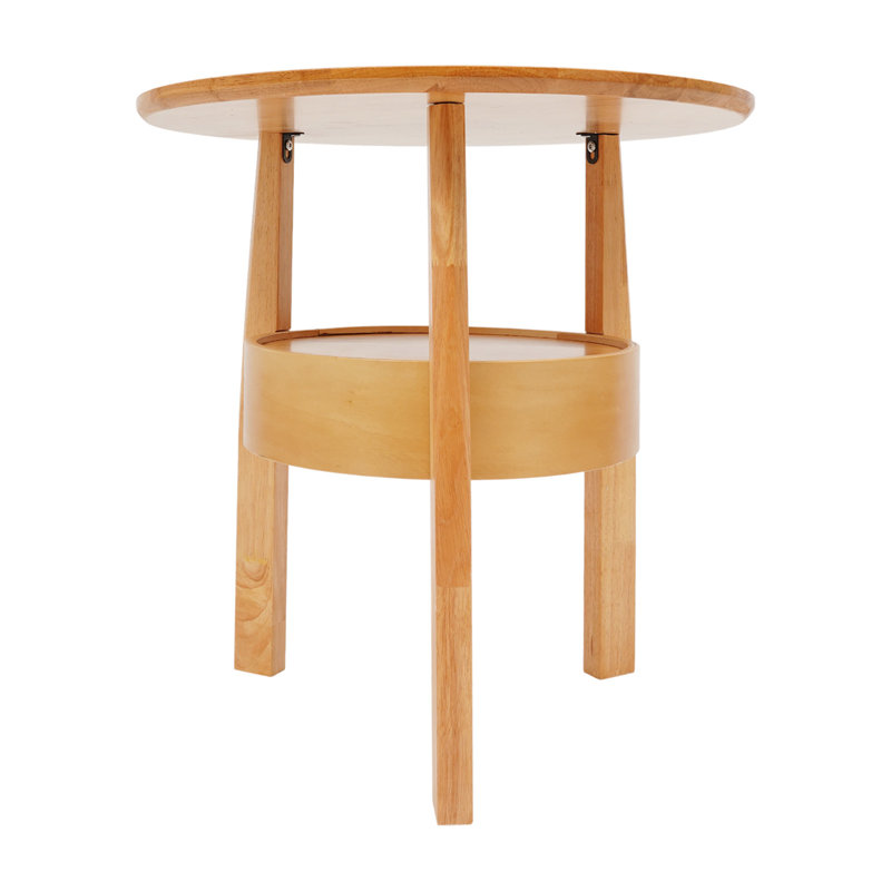 Table basse ronde avec tiroir Table d'appoint avec tiroir Petite table basse de salon
