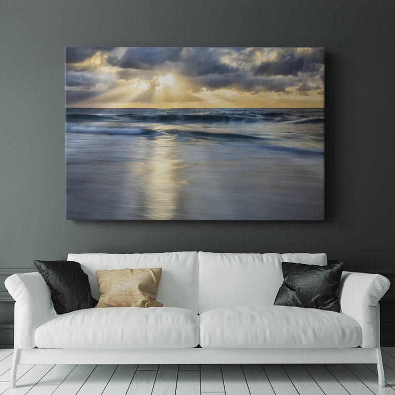 Cloudscape Shore - Cavas enveloppés de galerie, H 18 po x l 27 po