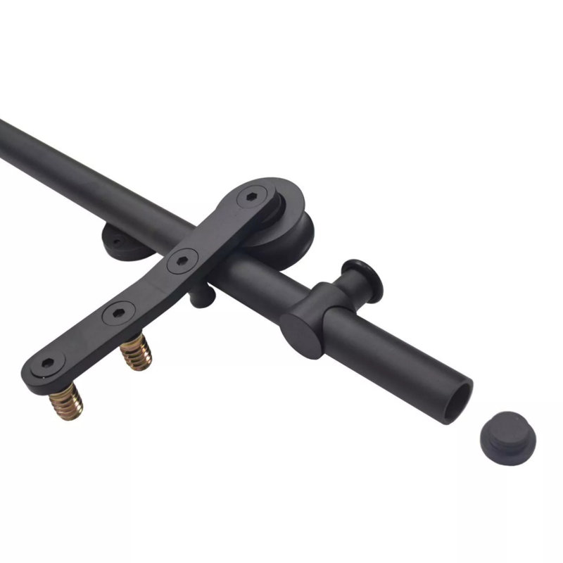 Ensemble de glissières pour bureau coulissant, 4 pi, Noir