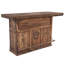 Bar en bois massif avec étoile de pierre