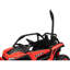 Voiture électrique rouge 2 places pour enfants (24 V) avec télécommande parentale, musique Bluetooth, lumières DEL et cadeau amusant pour les filles-134698810