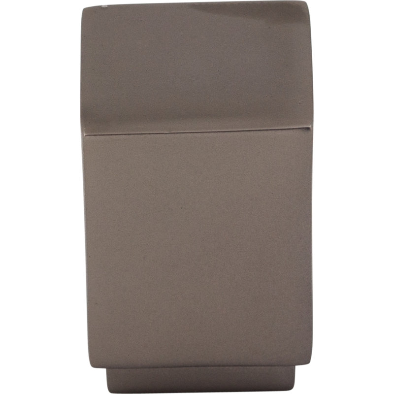 Linear 3/4" Length Square Knob, Ash Gray