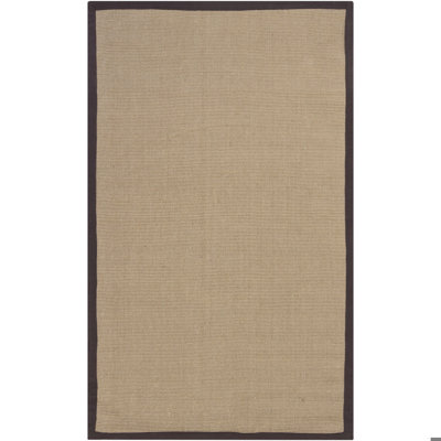 Eastwood Authentic Hand-Woven Handmade Border Rustic Modern Jute/Sisal Indoor Area Rug