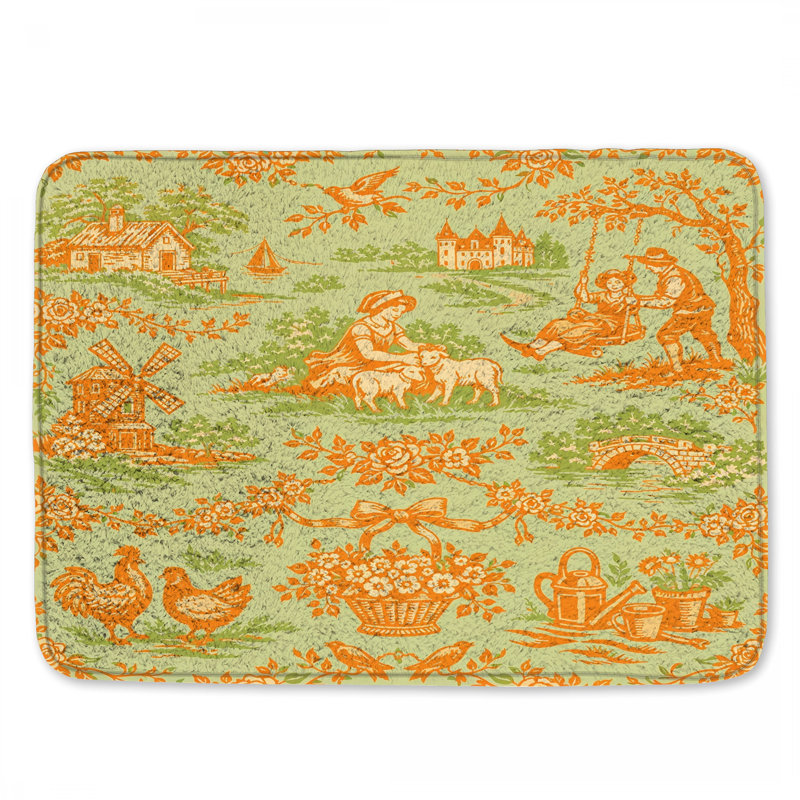 Tapis de bain Pastoral, 24in W x 17in L