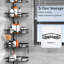 Shower Corner Shelf Iron Adhesive and Wall Bathroom Shelves
