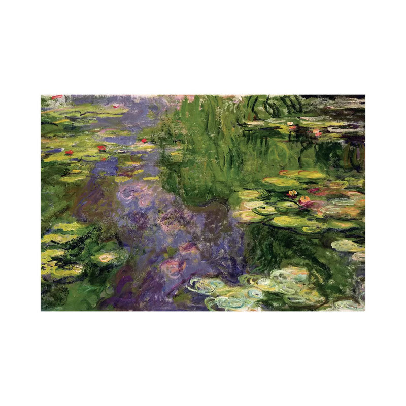 Nénuphars - Giclée sur toile tendue avec châssis, H 18 po x l 26 po