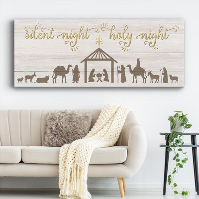 Toile tendue avec châssis Silence Night