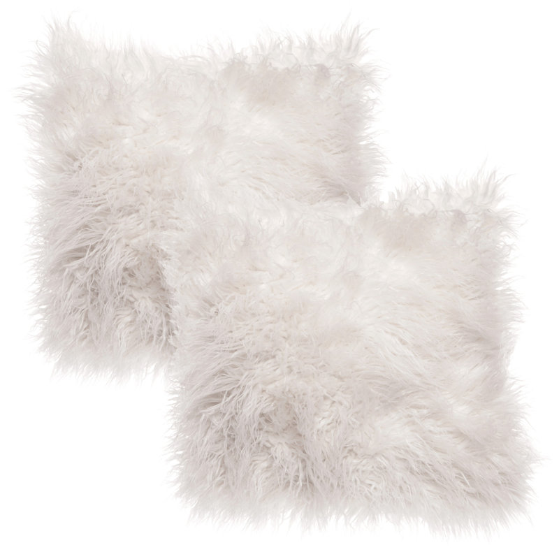   Housse de coussin Chanasya, Blanc