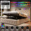 Metal Ottoman Storage Bed