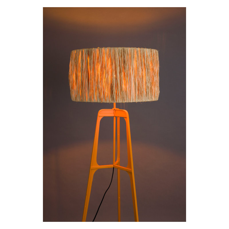 Afra Tripod Floor Lamp, Orange