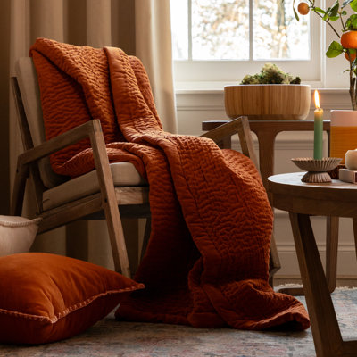 Haze Quilted Throw Blanket