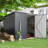 7 ft. W x 3 ft. D Metal Horizontal Storage Shed
