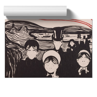 Angst by Edvard Munch - Frameless Print