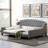 Modern Luxury Tufted Button Daybed, Full, Gray-237118013-237118014