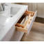 Meuble-lavabo double 60 po en bois massif avec plateau en pierre reconstituée 1 po-106492201-106492195