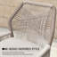 Tabouret de bar extérieur Davan 24,8 pi-393539953