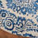 Oakton Hand Tufted Wool/Cotton/Latex Damask Rug in Blue/Ivory