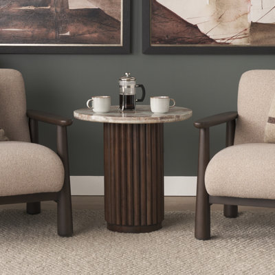 Table d'appoint ronde Marbrello