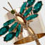 Dragonfly Napkin Rings, Emerald