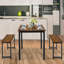 Evyonne 4 - Person Four Leg Dining Set-1480508254-1480508249