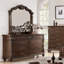 Commode de style traditionnel traditionnel avec miroir