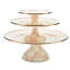 Rosy Check Large Pedestal Platter