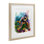 Tortue de mer et récif de corail vif, impression encadrée sous verre, design par LSR Design Studio