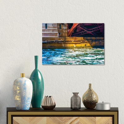 Irv Kupcinet Bridge by Raymond Kunst - No Frame Gallery-Wrapped Canvas Giclée on Canvas
