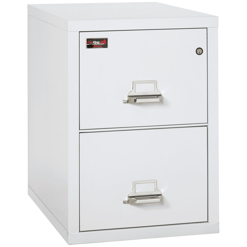 Fireproof 2 - Drawer File Cabinet, Arctic White