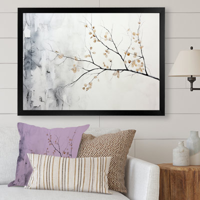 " Grey Minimalism Tree Birch I "