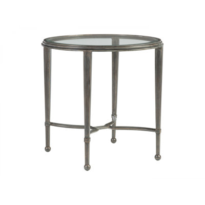 Metal Designs Sangiovese Round End Table