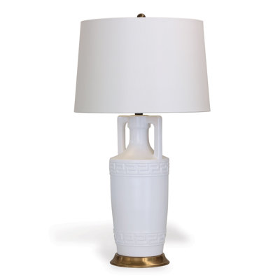 Lampe de table blanche 34 po Regency