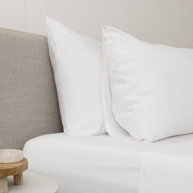 Rayon From Bamboo Pillowcases, King Pillowcase Case Pack, White