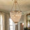 Lustre en cristal 4 lumières à intensité variable Ennu