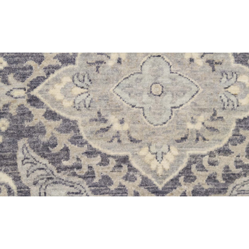One-of-a-Kind Ziegler Hand-Knotted High-Quality Gray/Blue Area Rug