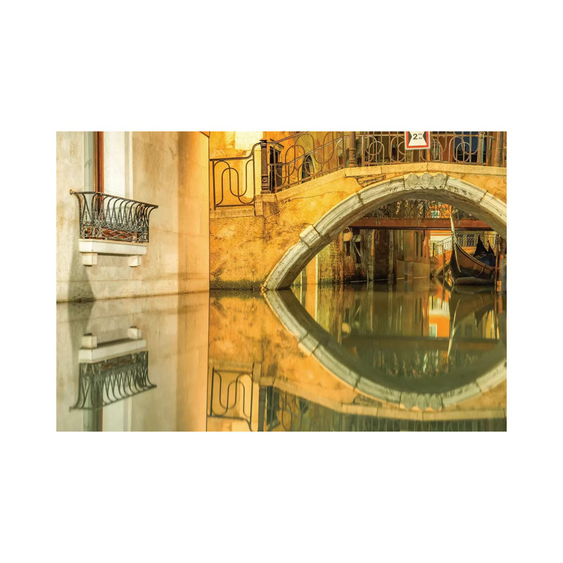 Venice, Italy, Canal Reflection by Mark Paulda - Wrapped Canvas Print, 66.04 cm H x 45.72 cm W