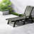 Durable Patio Lounge Chairs, Grey Hdpe Chaise With Adjustable Backrest For Relaxation