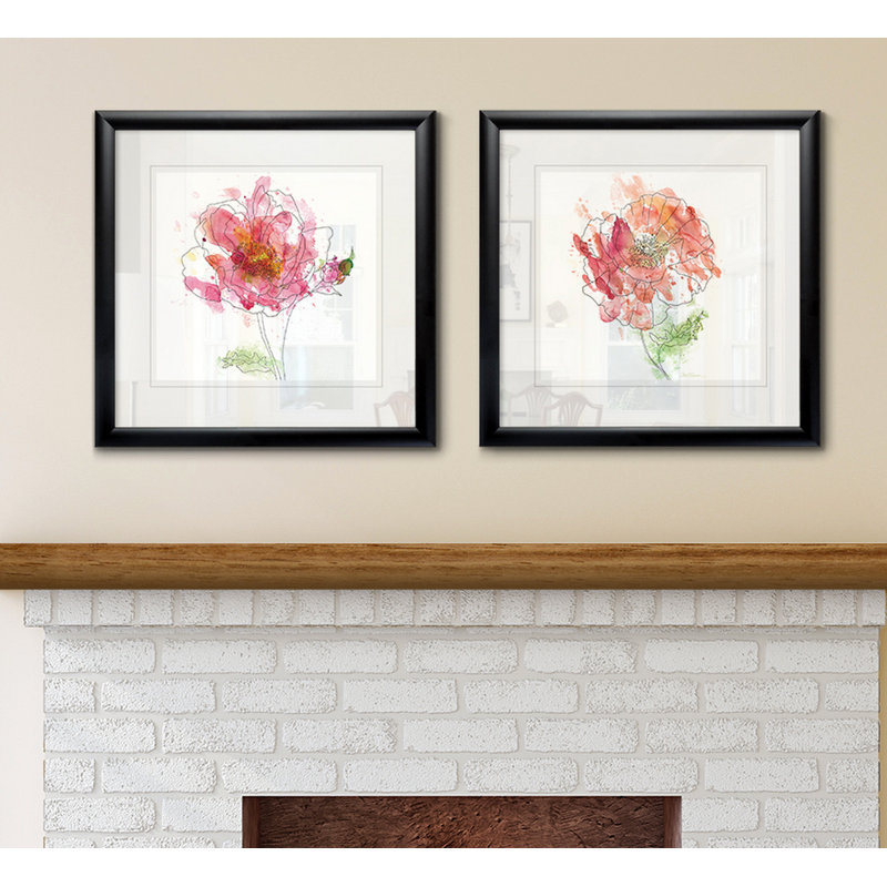 « simple study i », ensemble de 2 reproductions de peintures encadrées